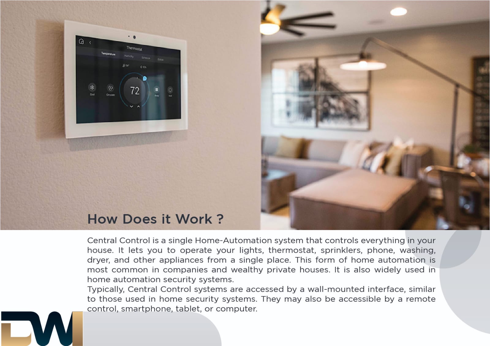 How does our smart home technology works?